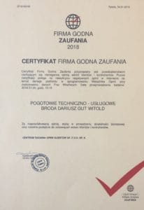 firma godna zaufania